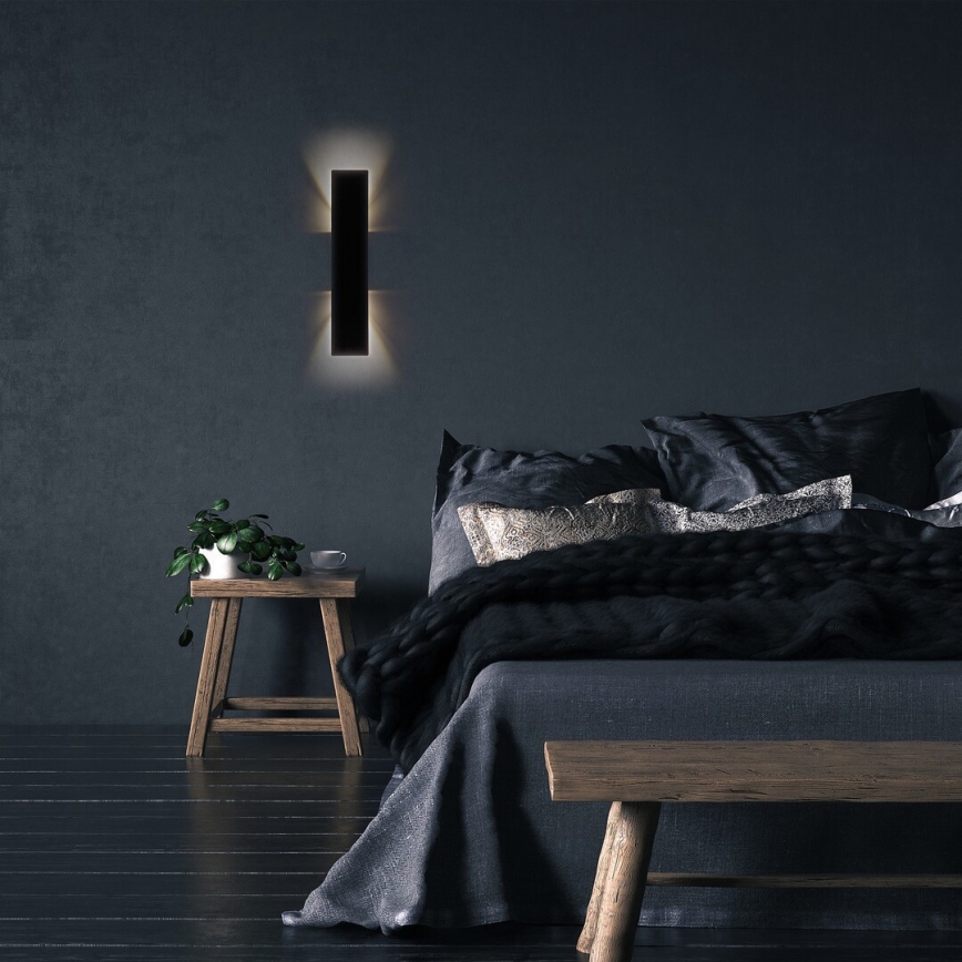 Rabalux - LED Sienas lampa LED/6W/230V 3000K melna