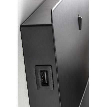 Rabalux - LED Sienas lampa ar plauktu un USB portem LED/6W/230V 3000K