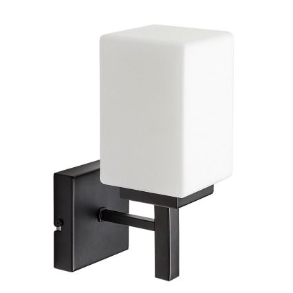 Rabalux - Vannas istabas sienas lampa 1xE14/10W/230V IP44 melna