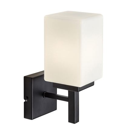 Rabalux - Vannas istabas sienas lampa 1xE14/10W/230V IP44 melna