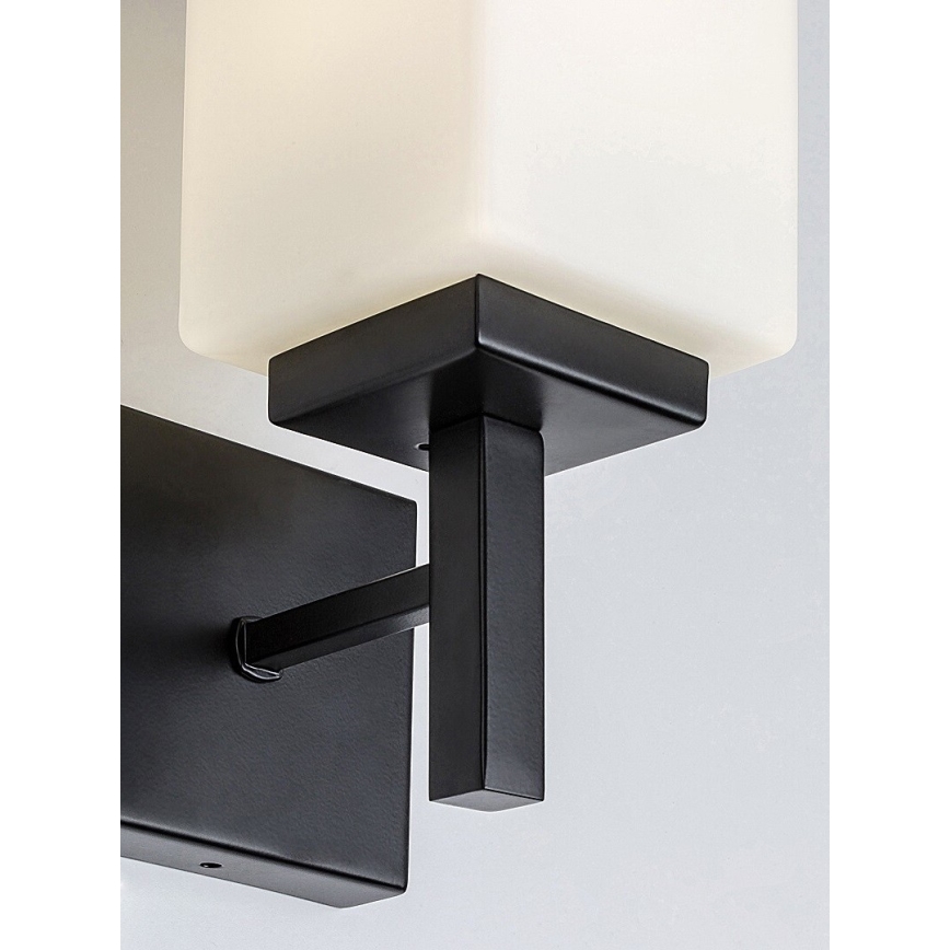 Rabalux - Vannas istabas sienas lampa 1xE14/10W/230V IP44 melna