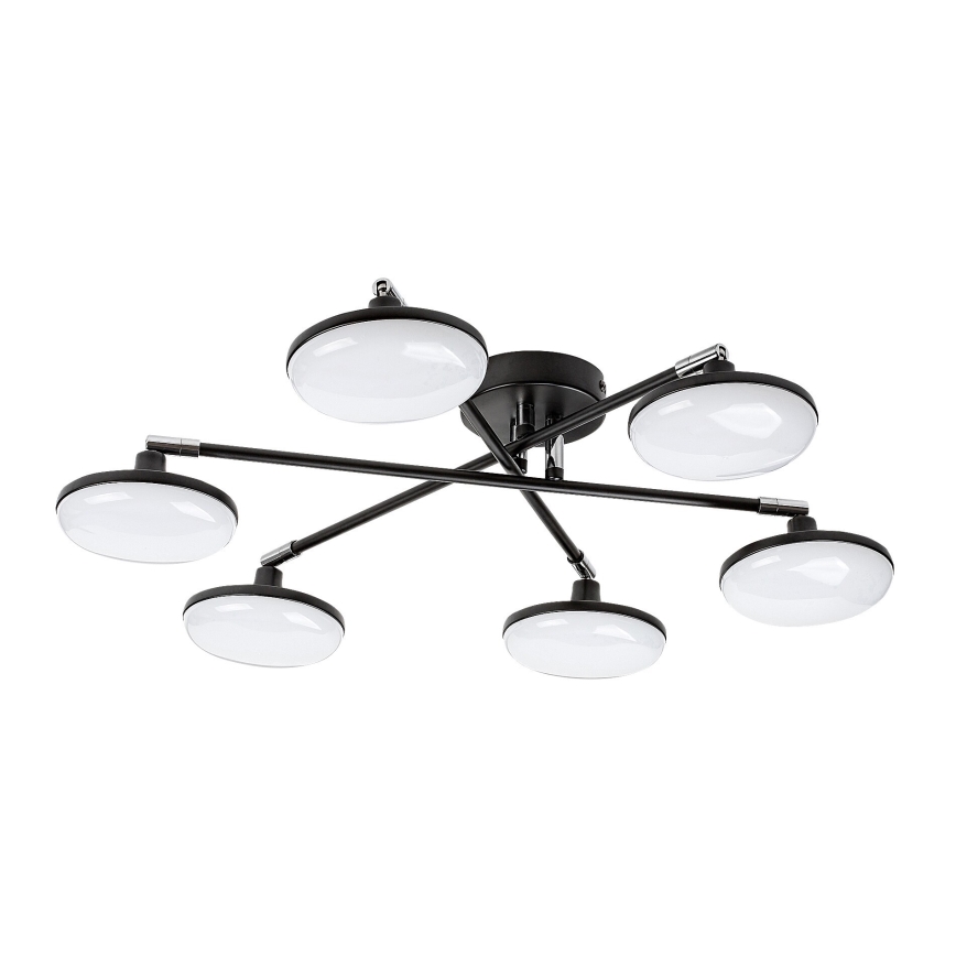 Rabalux - LED Virsapmetuma lustra 6xLED/4W/230V 3000K melna