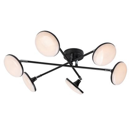 Rabalux - LED Virsapmetuma lustra 6xLED/4W/230V 3000K melna