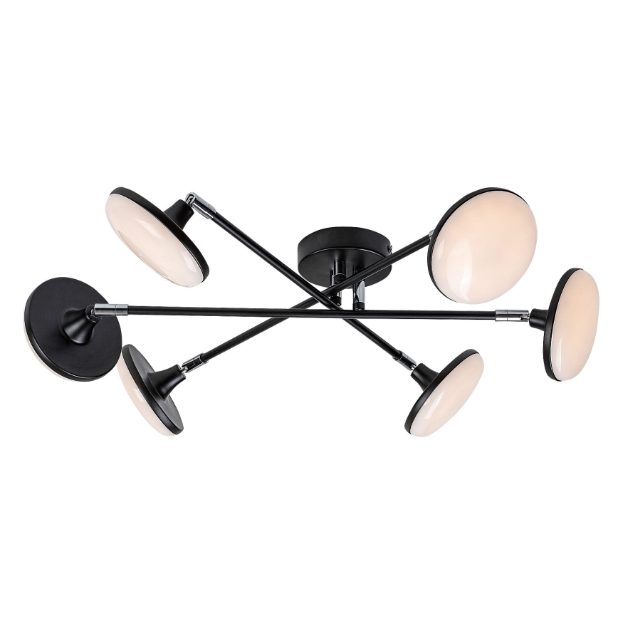 Rabalux - LED Virsapmetuma lustra 6xLED/4W/230V 3000K melna
