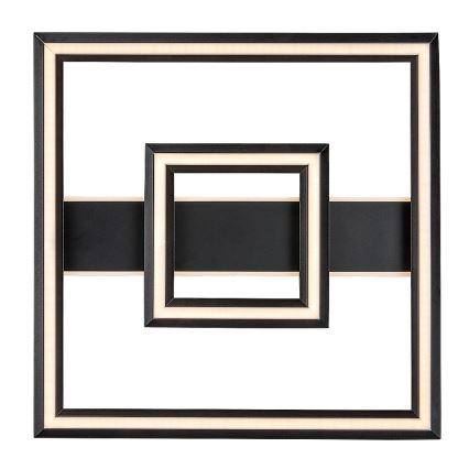 Rabalux - LED griestu lampa LED/48W/230V 3000K melna 48,5x48,5 cm