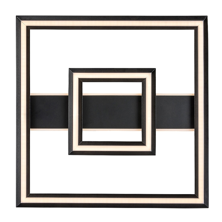 Rabalux - LED griestu lampa LED/48W/230V 3000K melna 48,5x48,5 cm