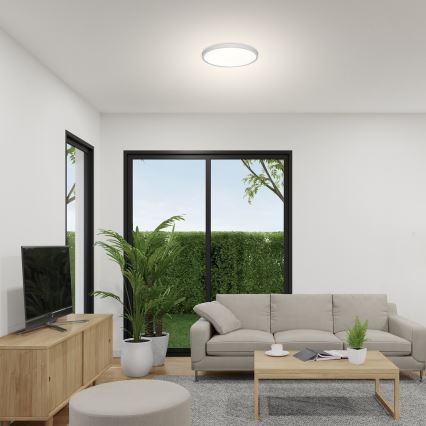 Rabalux - LED Griestu lampa LED/24W/230V 4000K d. 30 cm balta