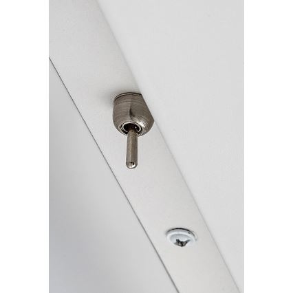 Rabalux - Sienas lampa ar plauktu un USB port 1xGU10/25W/230V balta