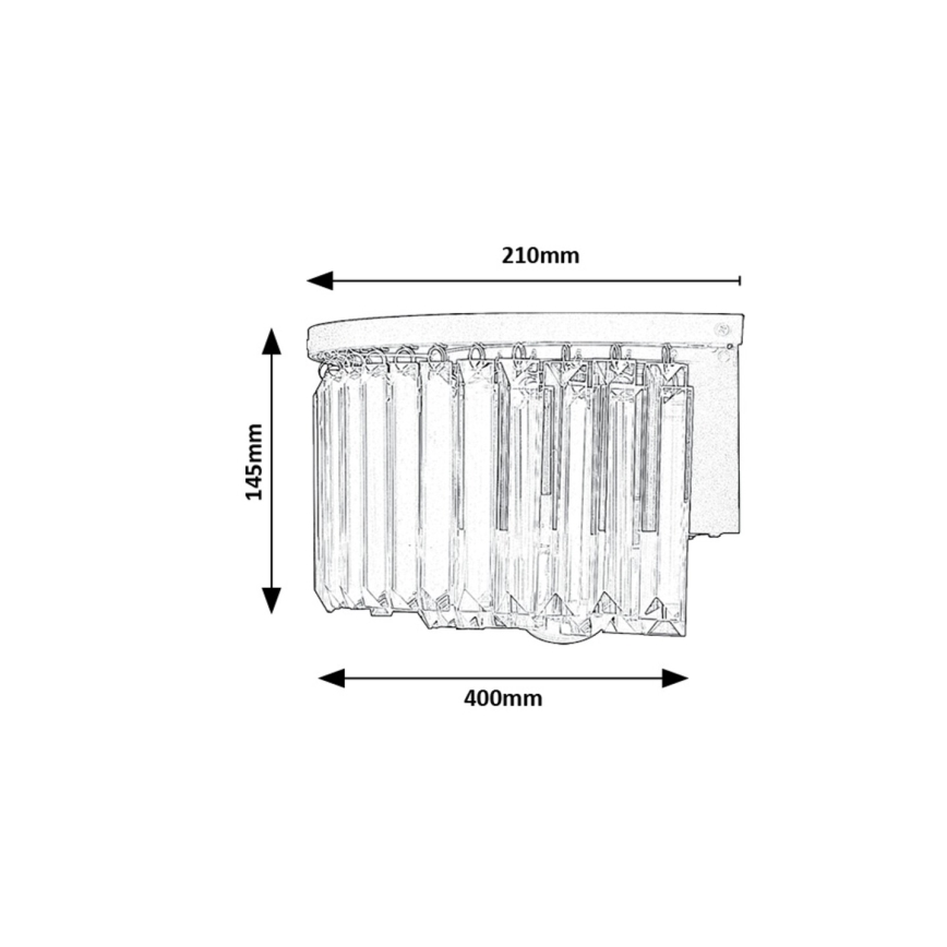 Rabalux - Sienas lampa 1xE27/25W/230V
