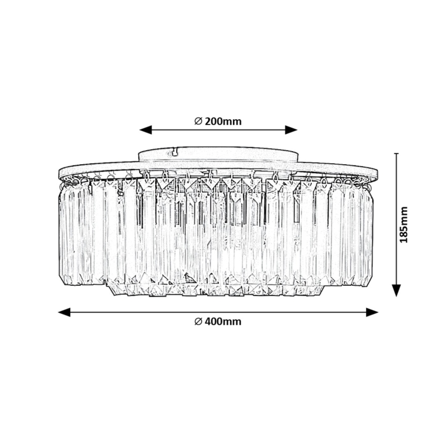 Rabalux - Griestu lampa 3xE27/25W/230V