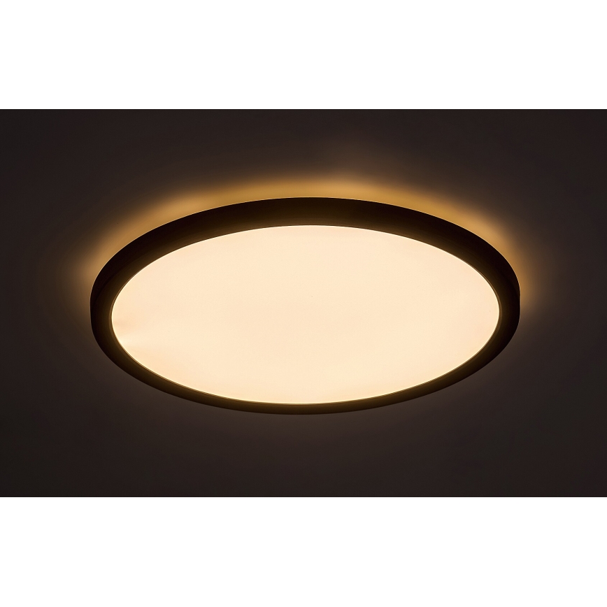 Rabalux 71096 - LED Griestu lampa GONZALO LED/24W/230V d. 29 cm melna