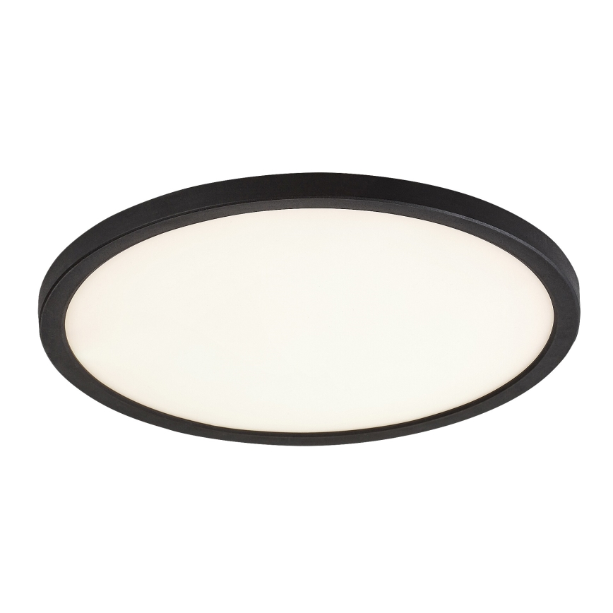 Rabalux 71096 - LED Griestu lampa GONZALO LED/24W/230V d. 29 cm melna
