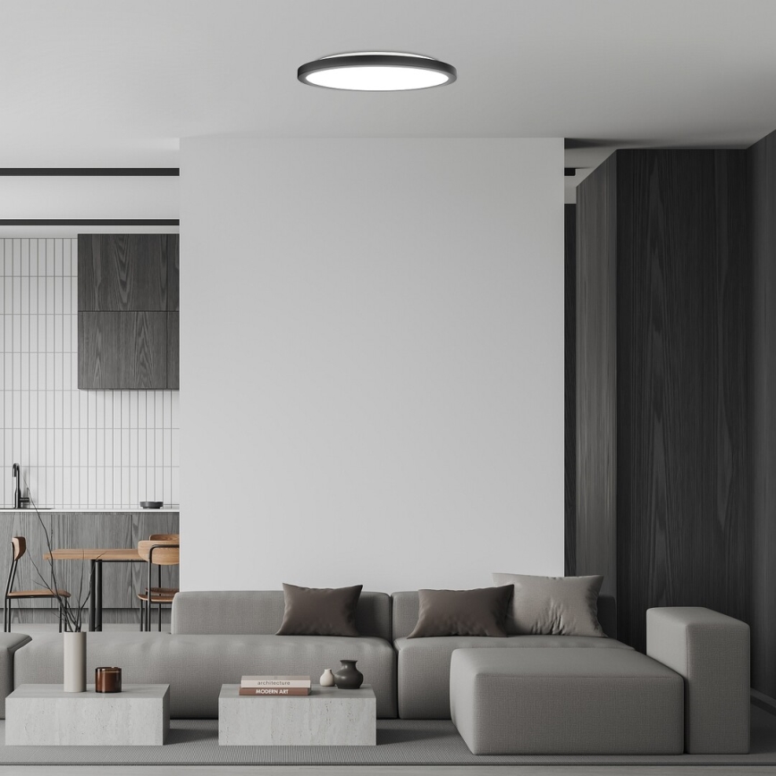 Rabalux - LED Griestu lampa LED/36W/230V 3000/4000/6000K d. 40 cm melna
