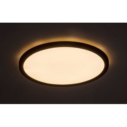 Rabalux - LED Griestu lampa LED/36W/230V 3000/4000/6000K d. 50 cm melna