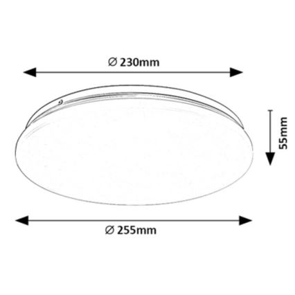 Rabalux - LED Griestu lampa LED/12W/230V 3000K 25 cm