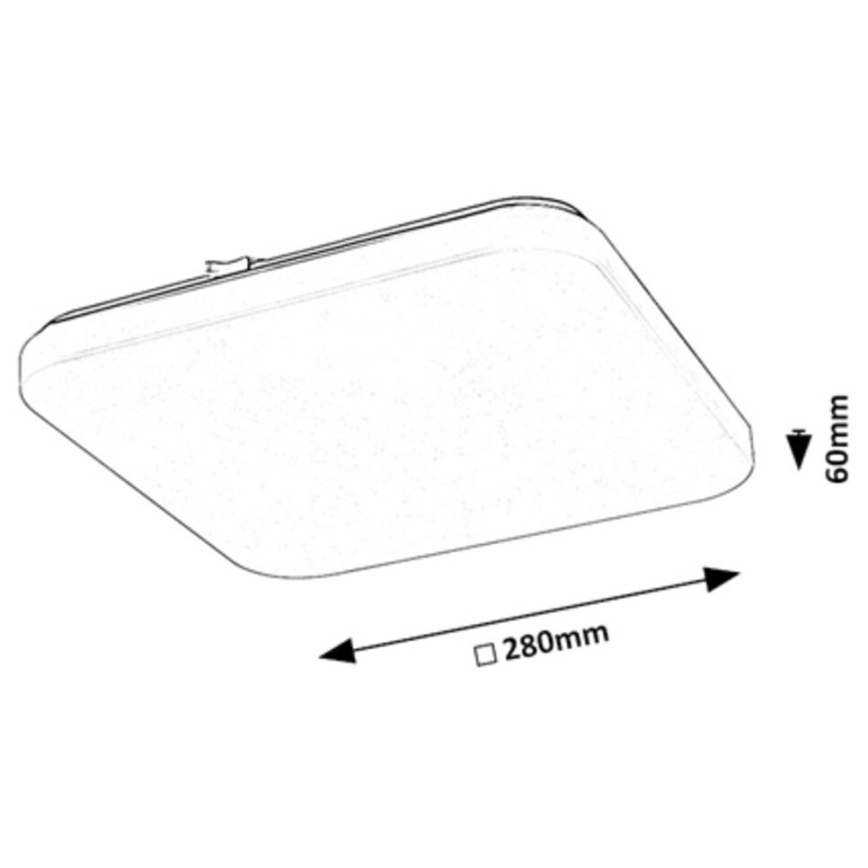 Rabalux - LED Griestu lampa LED/12W/230V 3000K 28x28 cm