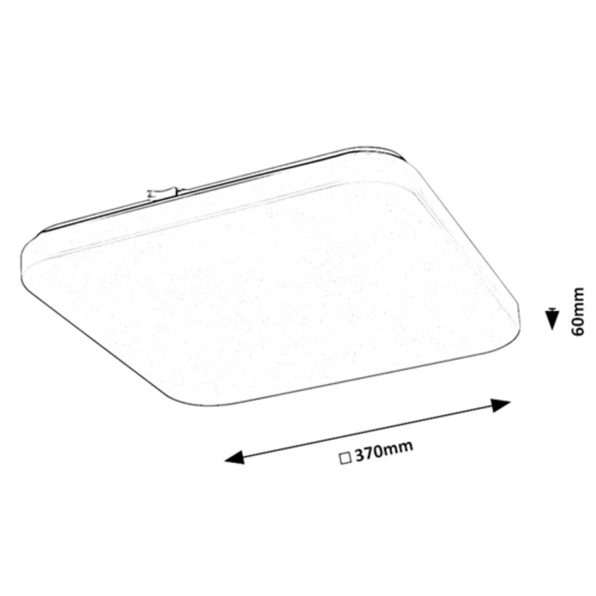 Rabalux - LED Griestu lampa LED/24W/230V 3000K 37x37 cm