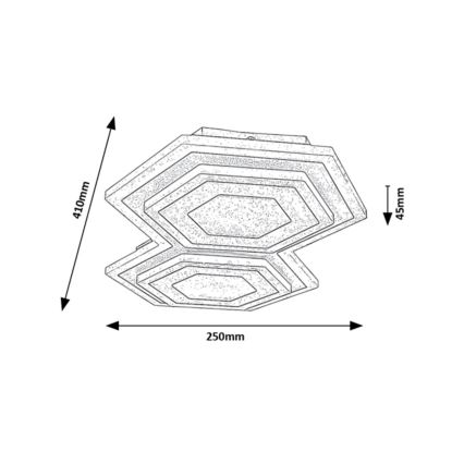 Rabalux - LED Griestu lampa LED/44W/230V 3000/6000K