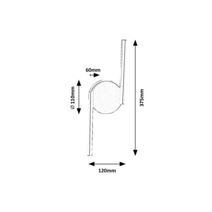 Rabalux - LED Sienas lampa LED/8W/230V 4000K