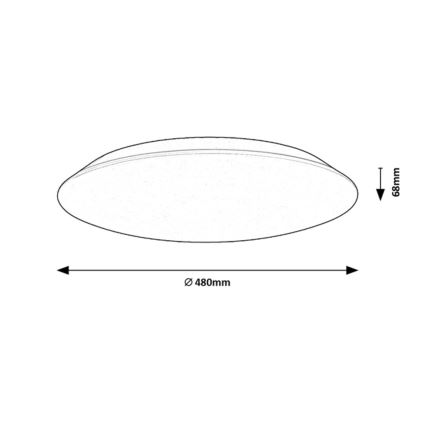 Rabalux - LED Griestu lampa LED/45W/230V 4000K 48 cm