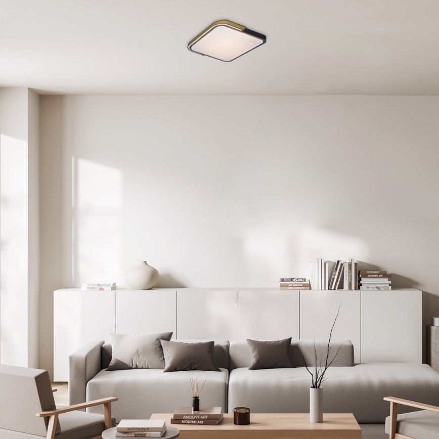 Rabalux - LED RGB Aptumšojama griestu lampa LED/48W/230V 3000K/4000K/6500K Wi-Fi Tuya + tālvadības pults