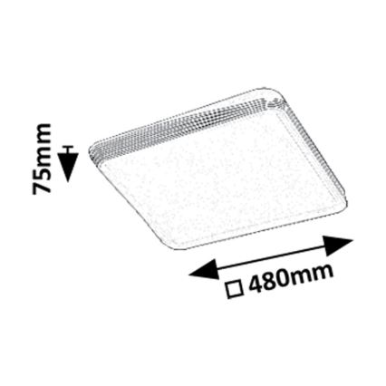 Rabalux - LED Griestu lampa LED/40W/230V 3000K