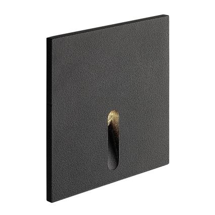 Rabalux - LED Āra kāpņu telpas apgaismojums LED/3W/230V IP54 3000K melna