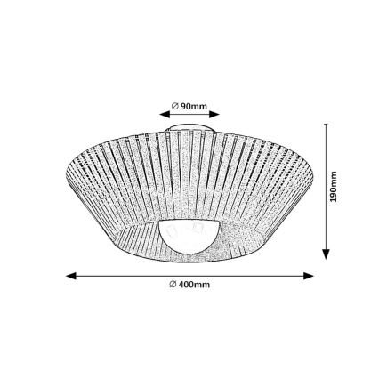 Rabalux - Griestu lampa 1xE27/6W/230V
