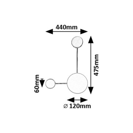 Rabalux - LED Sienas lampa LED/7W/230V 3000K