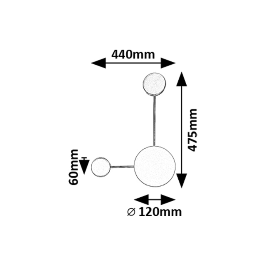Rabalux - LED Sienas lampa LED/7W/230V 3000K