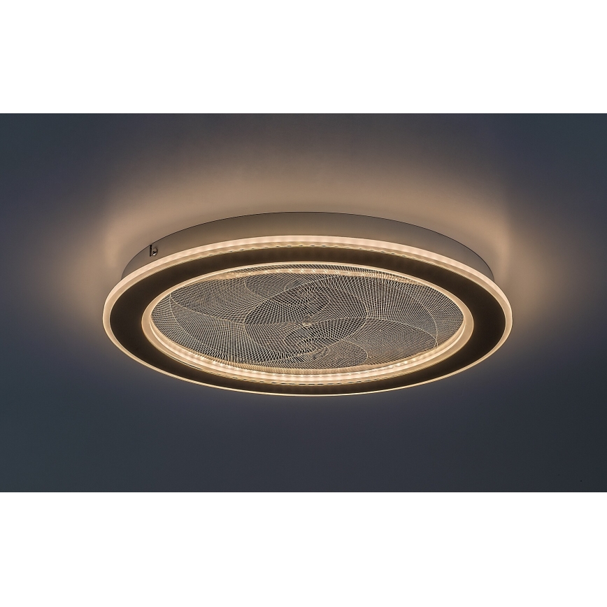 Rabalux - LED griestu lampa ar regulējamu spilgtumu, 24 W, 230 V, 3000–6500 K, Ø 40 cm + tālvadības pults