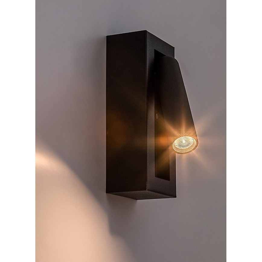 Rabalux - LED Sienas starmetis LED/4W/230V melna