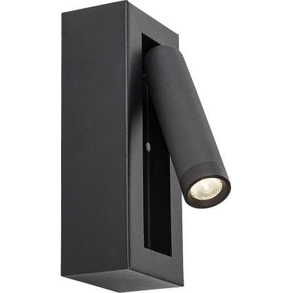 Rabalux - LED Sienas starmetis LED/4W/230V melna