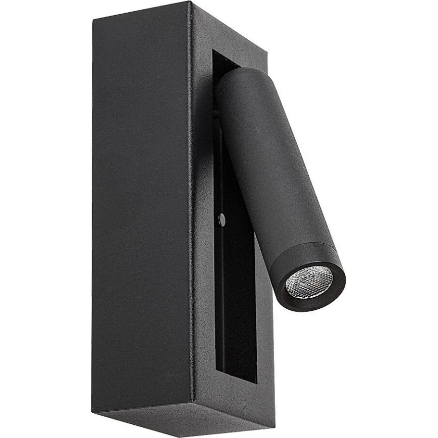 Rabalux - LED Sienas starmetis LED/4W/230V melna