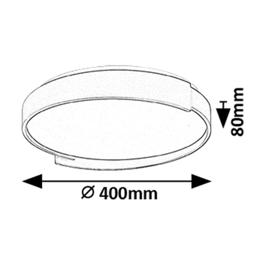 Rabalux - LED Aptumšojama griestu lampa LED/24W/230V 3000-6500K + tālvadības pults