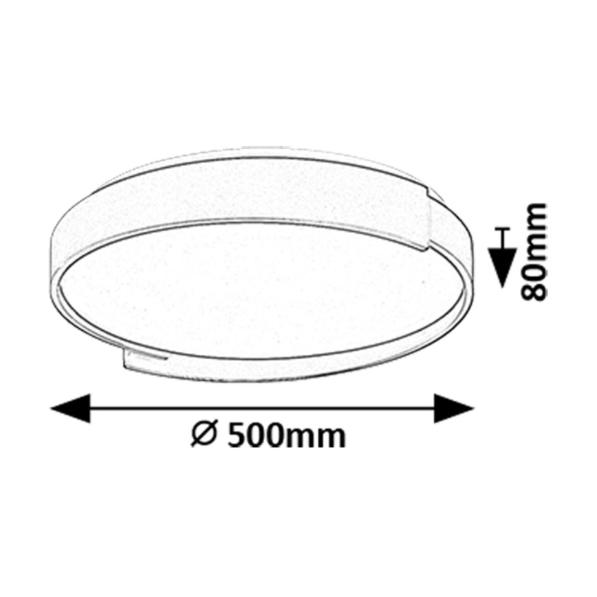 Rabalux - LED Aptumšojama griestu lampa LED/48W/230V 3000-6500K + tālvadības pults