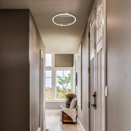 Rabalux - LED griestu gaismeklis LED/20W/230V, matēts hroms, Ø 40 cm