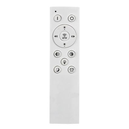 Rabalux - LED dimmējama griestu lampa LED/70W/230V 3000/4000/6000K melna + ar tālvadības pulti Ø 70 cm