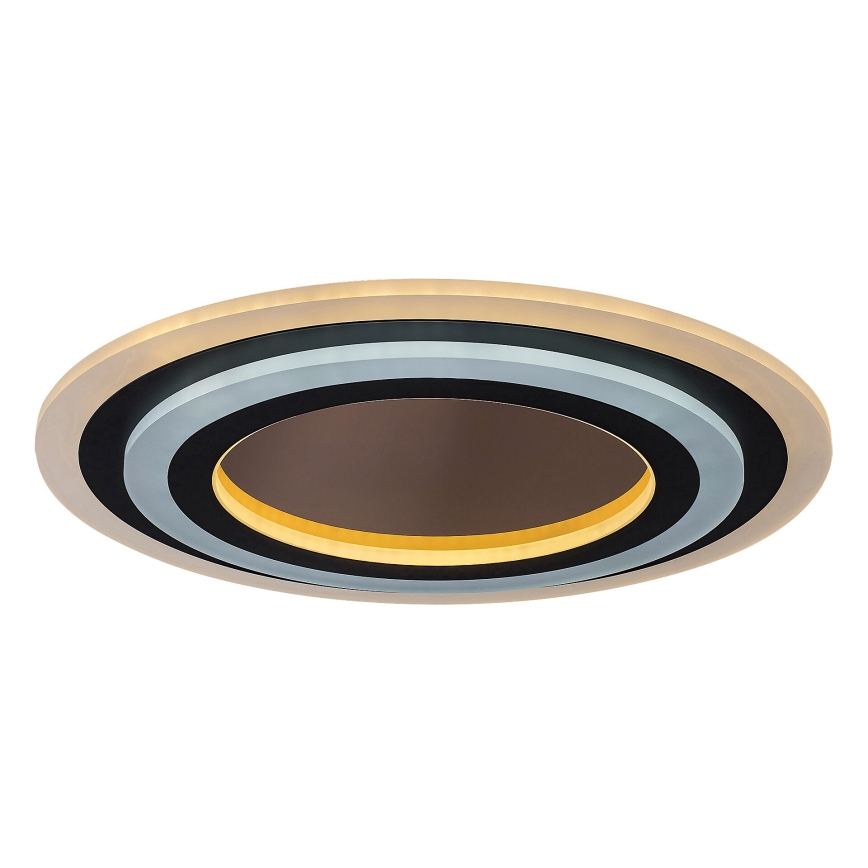 Rabalux - LED Aptumšojama griestu lampa LED/56W/230V 3000/4000/6000K matēts hroms/melna + tālvadības pults
