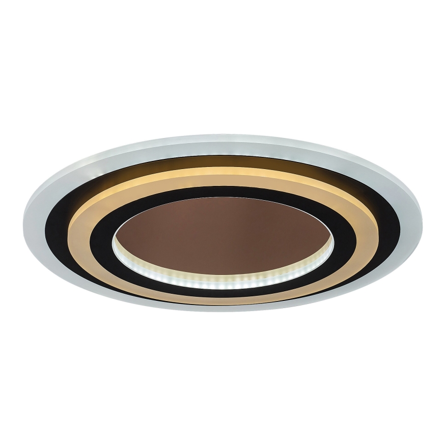 Rabalux - LED Aptumšojama griestu lampa LED/56W/230V 3000/4000/6000K matēts hroms/melna + tālvadības pults