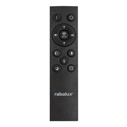 Rabalux - LED Aptumšojama griestu lampa LED/56W/230V 3000/4000/6000K matēts hroms/melna + tālvadības pults