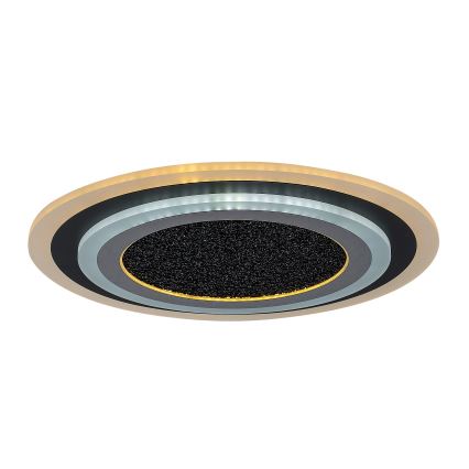 Rabalux - LED Aptumšojama griestu lampa LED/56W/230V 3000/4000/6000K melna + tālvadības pults
