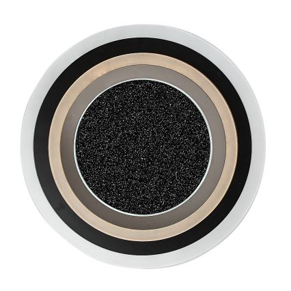 Rabalux - LED griestu lampa ar regulējamu spilgtumu LED/56W/230V 3000/4000/6000K melna + ar tālvadības pulti Ø 45 cm