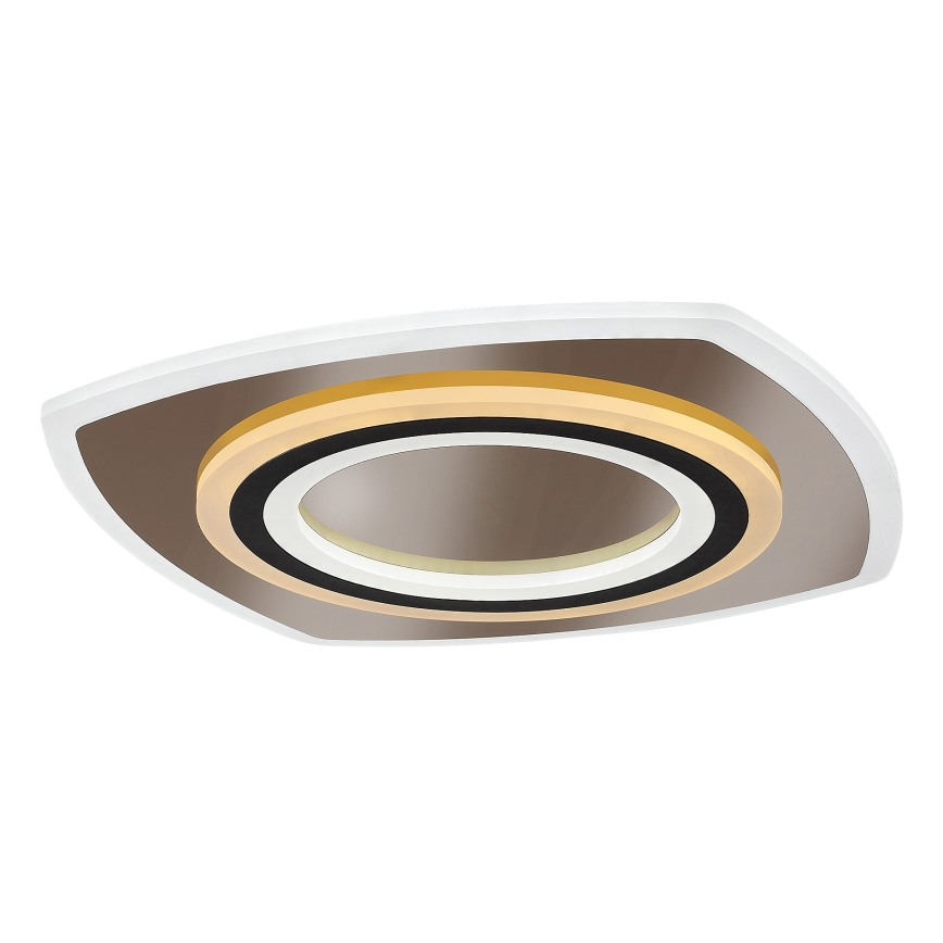 Rabalux - LED Aptumšojama griestu lampa LED/60W/230V 3000/4000/6000K matēts hroms/melna + tālvadības pults