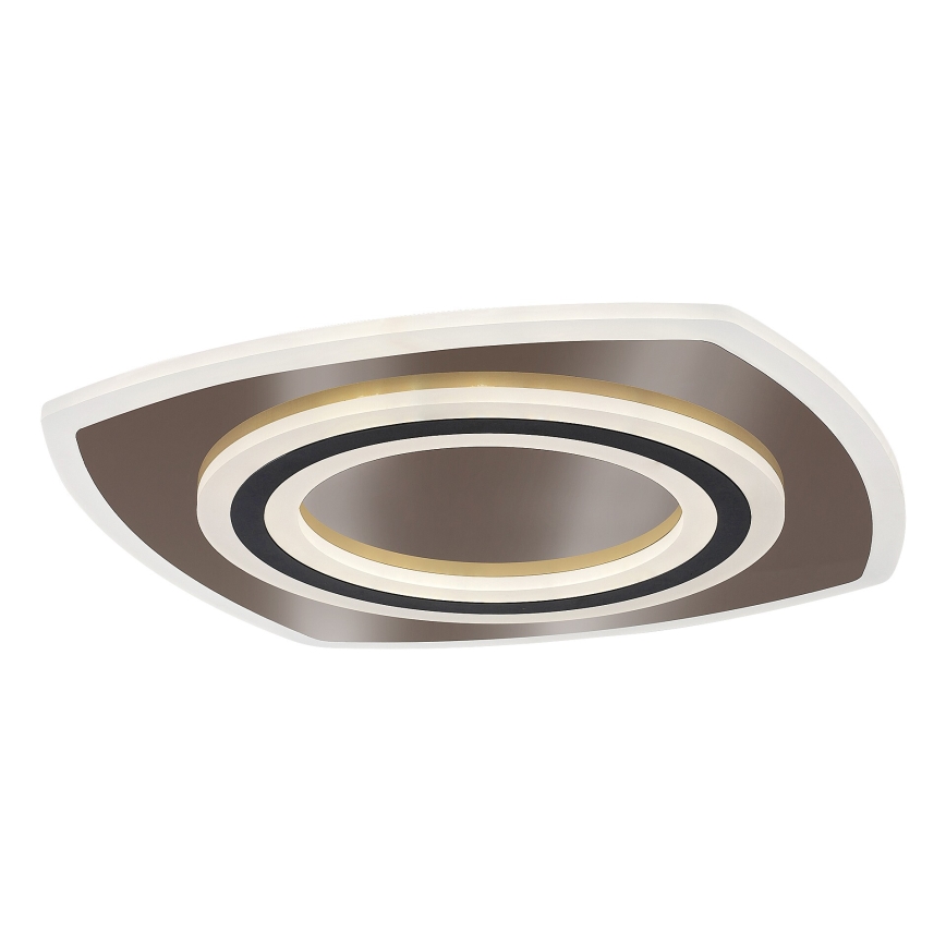 Rabalux - LED Aptumšojama griestu lampa LED/60W/230V 3000/4000/6000K matēts hroms/melna + tālvadības pults