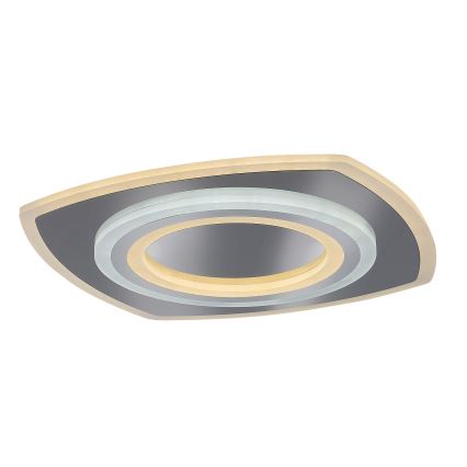 Rabalux - LED Aptumšojama griestu lampa LED/60W/230V 3000/4000/6000K matēts hroms + tālvadības pults