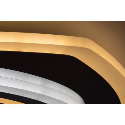 Rabalux - LED regulējama griestu lampa LED/60W/230V 3000/4000/6000K matēta hroma apdare + tālvadības pults 48x48 cm