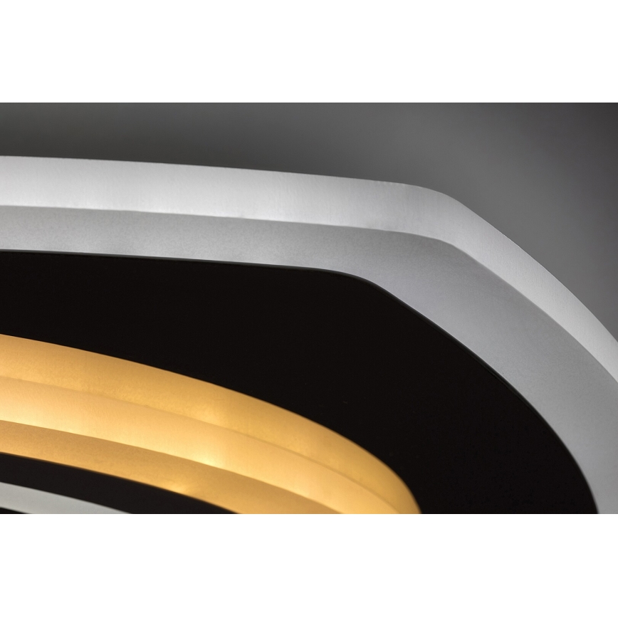 Rabalux - LED regulējama griestu lampa LED/60W/230V 3000/4000/6000K matēta hroma apdare + tālvadības pults 48x48 cm