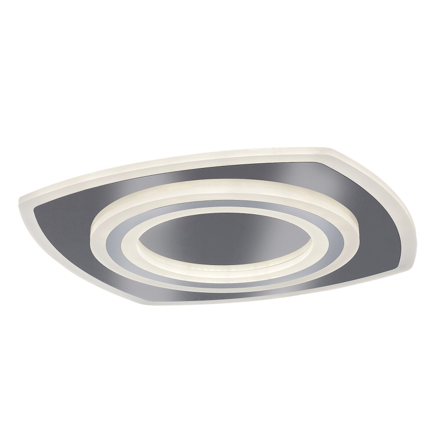 Rabalux - LED regulējama griestu lampa LED/60W/230V 3000/4000/6000K matēta hroma apdare + tālvadības pults 48x48 cm