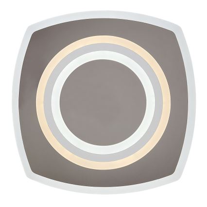 Rabalux - LED regulējama griestu lampa LED/60W/230V 3000/4000/6000K matēta hroma apdare + tālvadības pults 48x48 cm